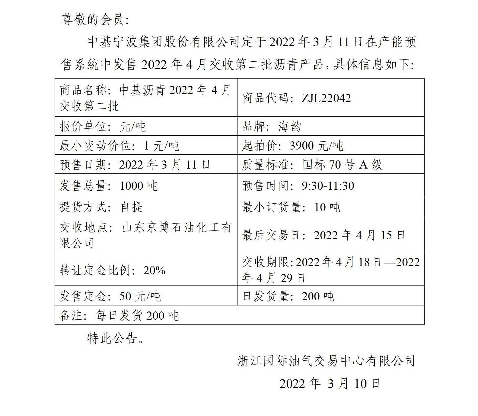 關(guān)于中基寧波集團(tuán)股份有限公司2022年4月交收第二批瀝青產(chǎn)品起拍價(jià)的公告_01.jpg