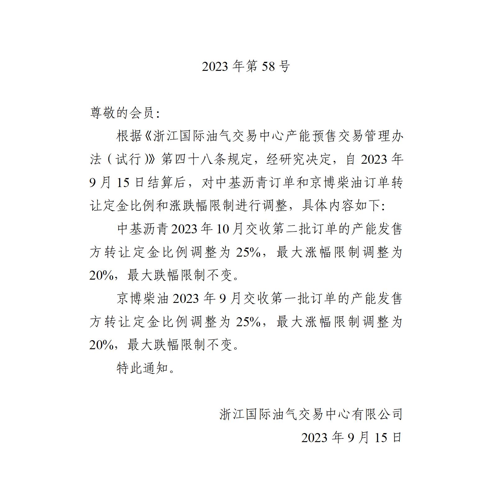 關于調(diào)整瀝青和柴油訂單轉讓定金比例和漲跌幅限制的公告_01.jpg